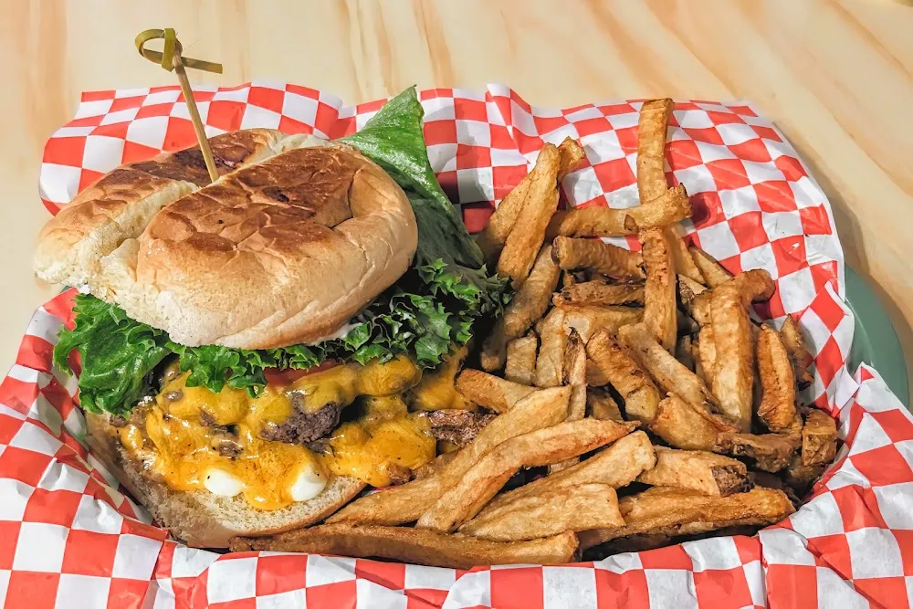 Hometown Burger with Fries